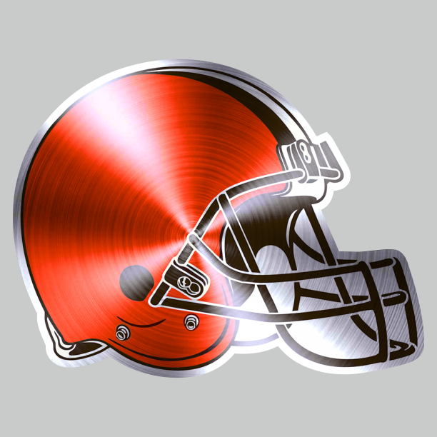 Cleveland Browns Stainless steel logo iron on paper